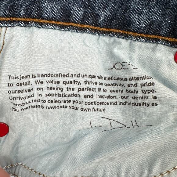 Joe's The Debbie Blue Distressed High Rise Straight‎ Leg Ankle Jeans Size 24 - Picture 4 of 9